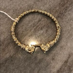 Stella and Dot gold bangle bracelet